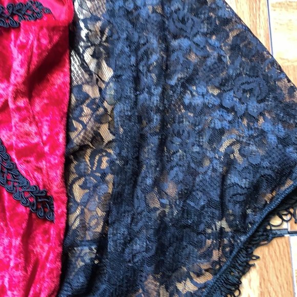 Donated Flamenco Spanish Dancer Costume w/ Shawl - Adult OS LNC - Picture 4 of 15